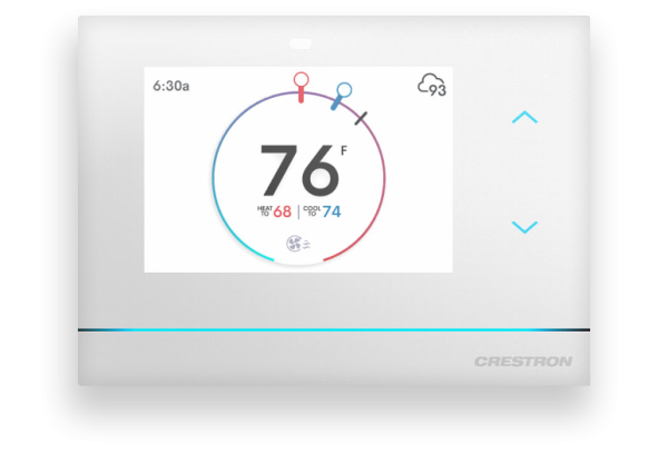 Crestron Climate Control Panel